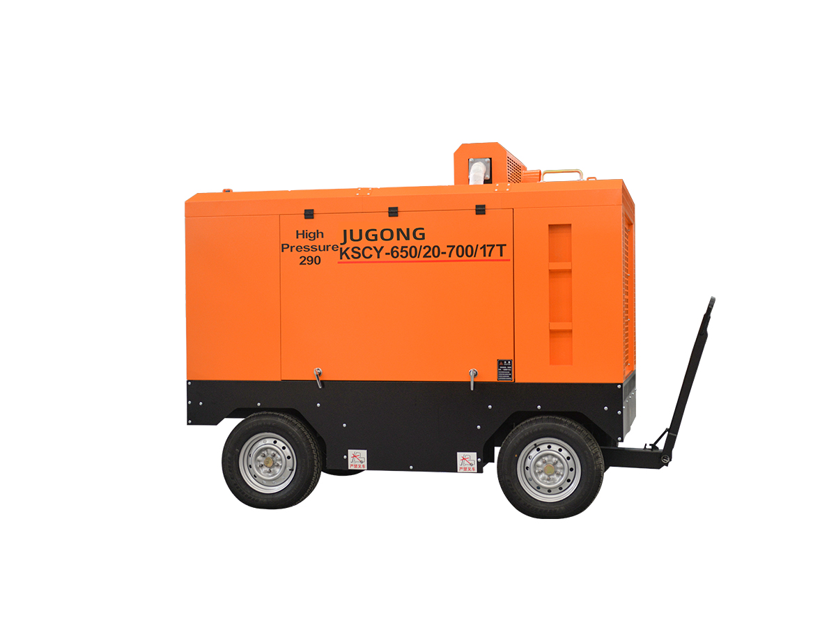 Jugong Diesel mobile screw compressor